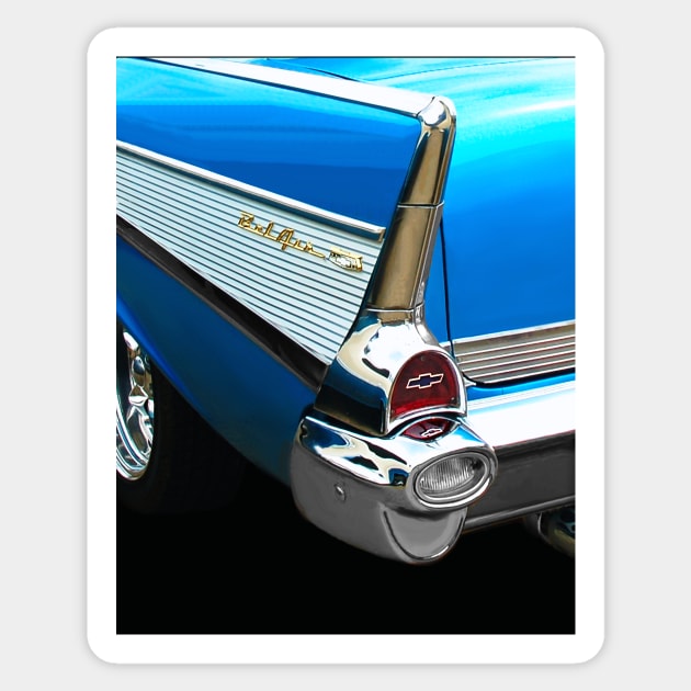 1957 Chevy Bel Air Sticker by Burtney